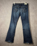 72 - AG Adriano Goldschmied Angel Blue Bootcut Jeans — photo 2: back view