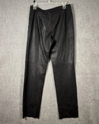 80 - Yansi Fugel Leather Pants Size 8 — photo 2: back view