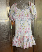 LoveShackFancy Violet Dress in Magic Light Size S — back