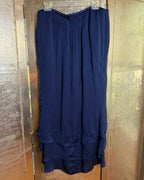 99 - Navy Ruffle Skirt — photo 2: back view