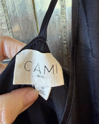 Care Tag 01 view of CAMI NYC Lace-Trim Silk Slip Dress
