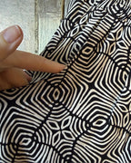 Detail view of Alice + Olivia Geometric-Print Pants Size M