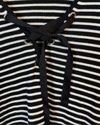 Detail view of Ralph Lauren Striped Tie-Neck Top Size L