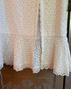 Detail 01 view of Saloni Ella Broderie Anglaise Eyelet Midi Dress Size US 4 (UK 8, EU 34)