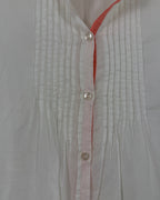 Detail 01 view of Saint James Contrast-Trim Cotton Blouse Size US 12 (UK 16, FR 44)