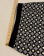 Measurement view of Milly Geometric-Print Skirt Size 6