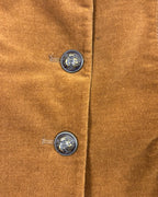 8 - Zara Basic Brown Corduroy Blazer Size EUR L (USA L, MEX 30) — photo 3: detail view