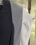 110 - Whistles Navy Silk Dress Size UK 10 (EU 38, US 6) — photo 3: detail view