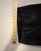 Commando Faux Leather Flared Leggings Size M — measurement front rise