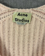 32 - Acne Studios Deborah Oversized Wool Sweater in Soft Pink Size XS — photo 3: tag view