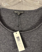 42 - James Perse Gray Striped-Sleeve T-Shirt Size 2 — photo 3: tag view