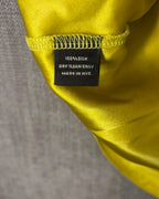 55 - Yellow Silk Sleeveless Blouse — photo 3: tag view