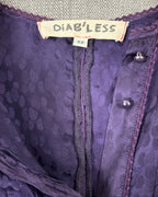 71 - Diab'less Purple Lace Dress Size S2 — photo 3: tag view