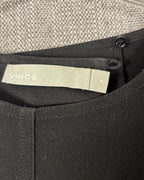 Vince Crepe Cady Split-Back Flyaway Long-Sleeve Blouse Size 10 — tag brand size