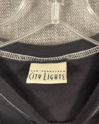 Brand and Size Tag view of City Lights San Francisco Graphic T-Shirt Size M