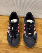 Brand and Size Tag 01 view of adidas Breaknet Sleek Shadow Navy and Pink Sneakers