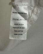 Care Tag 01 view of Kerri Rosenthal Hello Cotton T-Shirt Size S