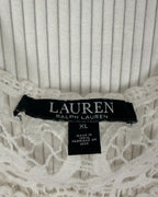 Care Tag 01 view of Lauren Ralph Lauren Crochet-Lace Sleeveless Dress Size XL
