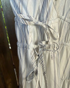 Detail 02 view of Rails Julia Striped Tiered Midi Dress Size M