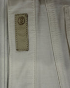Detail 02 view of AG Adriano Goldschmied Jane White Denim Shorts Size 26