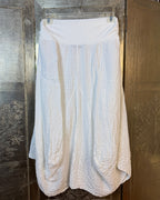 Detail 02 view of Luna Luz Textured Linen-Blend Dress Size M