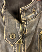 7 - Gray Coated Jacket Size L — photo 4: detail view