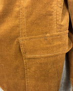 8 - Zara Basic Brown Corduroy Blazer Size EUR L (USA L, MEX 30) — photo 4: detail view