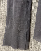 35 - Enza Costa Gray Long-Sleeve Top — photo 4: detail view
