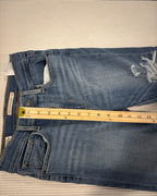 86 - Levi's Premium 724 High Rise Straight Distressed Jeans Size 26 — photo 4: detail view