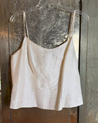 Dianne Keesee Ivory 100% Silk Jacket and Camisole Set — front camisole