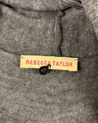 27 - Rebecca Taylor Gray Wool-Alpaca Blend Cardigan — photo 4: tag view