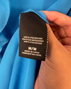 57 - Prabal Gurung for Target Turquoise Ruffle Blouse with Black Trim Size M-M — photo 4: tag view
