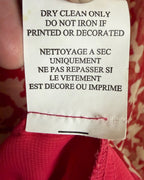 98 - Hamptonite New York Red Silk Blouse Size L — photo 4: tag view