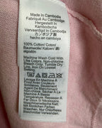 109 - J.Crew Pink Classic Cotton Cardigan Size L — photo 4: tag view