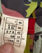 126 - Missoni Multicolor Print Silk Maxi Dress Size I 46 (D-CH-NL 40, E-F-B 42, GB 14, USA 10) — photo 4: tag view