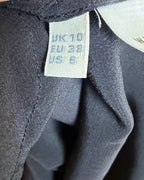 110 - Whistles Navy Silk Dress Size UK 10 (EU 38, US 6) — photo 4: tag view