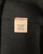 Calypso St. Barth Black 100% Cashmere Duster Cardigan Size S — tag material