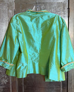 134 - Dianne Keesee Green Three-Piece Skirt Suit — photo 5: back view