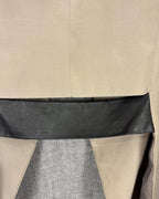 9 - Alice + Olivia Beige Silk Blazer Size M — photo 5: detail view