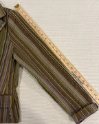 19 - Jón Green Striped Blazer Size 6 — photo 5: detail view