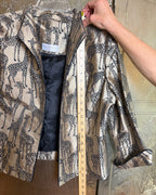 137 - Dianne Keesee Giraffe-Print Jacket — photo 5: detail view