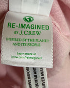 109 - J.Crew Pink Classic Cotton Cardigan Size L — photo 5: tag view