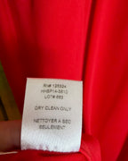 123 - Haute Hippie Red Silk Dress Size S — photo 5: tag view
