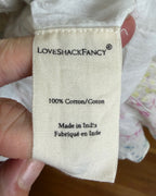 LoveShackFancy Violet Dress in Magic Light Size S — tag material country