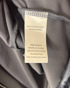 Billy T Black Floral Embroidered Velvet Zip Hoodie Size S — tag material country rn