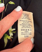 Brand and Size Tag view of L'Agence Jane Floral Silk Camisole Size S