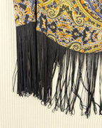 Detail 04 view of Plenty by Tracy Reese Paisley Silk Fringe Tunic