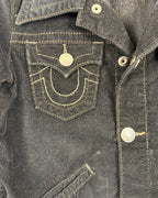 Detail 04 view of True Religion Jada Cropped Denim Jacket Size M