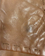 1 - vid. by Marquis Brown Leather Jacket Size 6 — photo 6: detail view