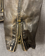 7 - Gray Coated Jacket Size L — photo 6: detail view